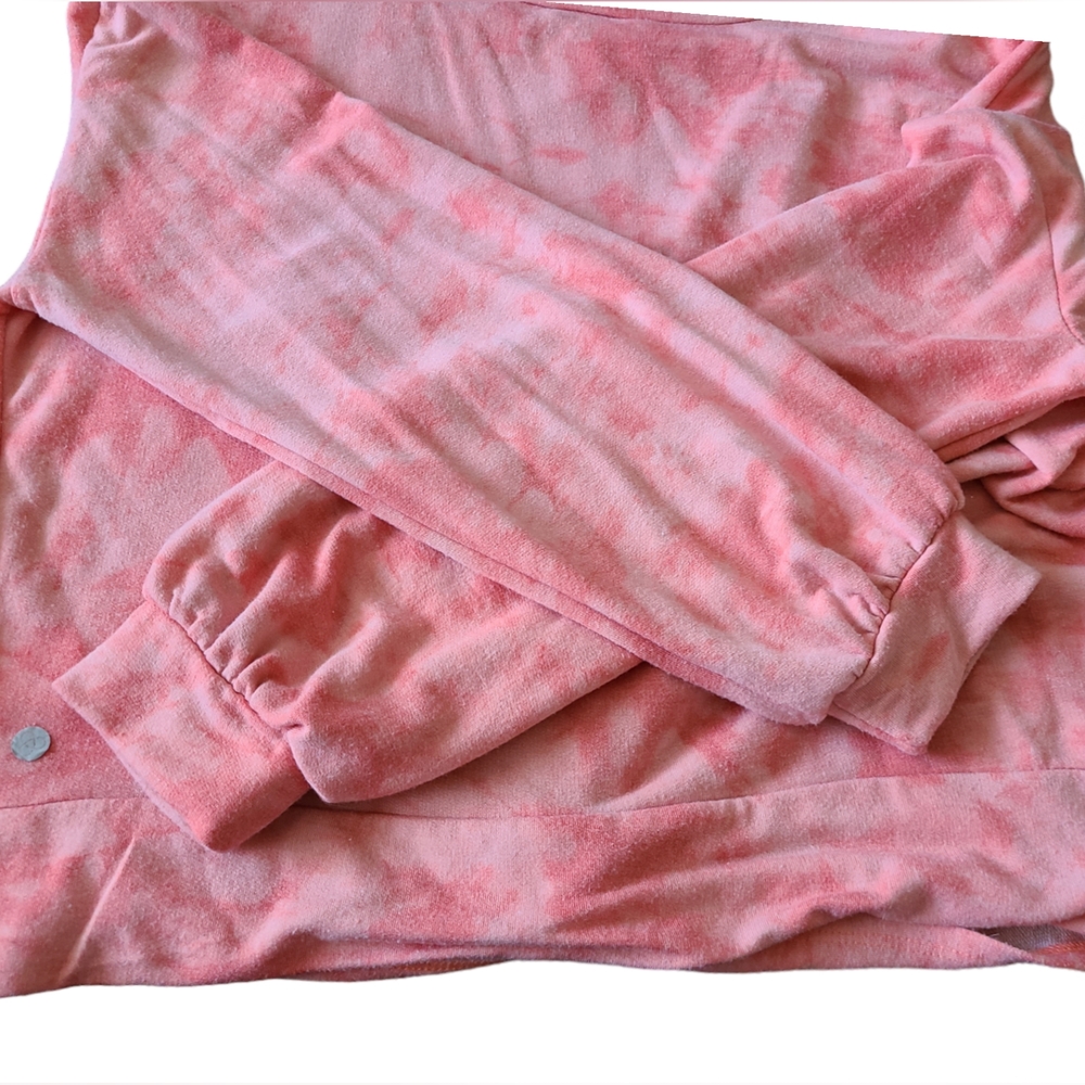 ZELLA| PEACH TIE-DYE SWEATSHIRT - Picture 5 of 17